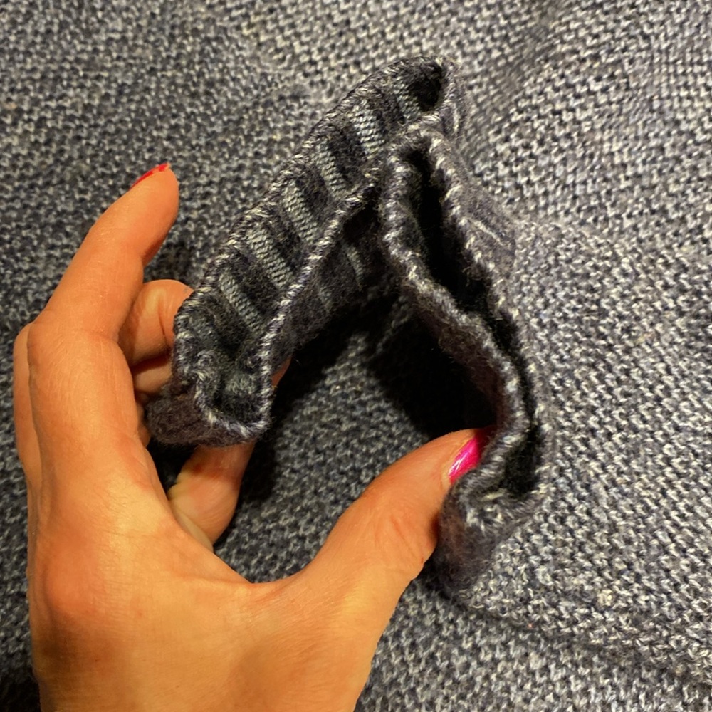 Horny Toad Blue Merino Wool Long Sleeve Sweater XS - Picture 5 of 15